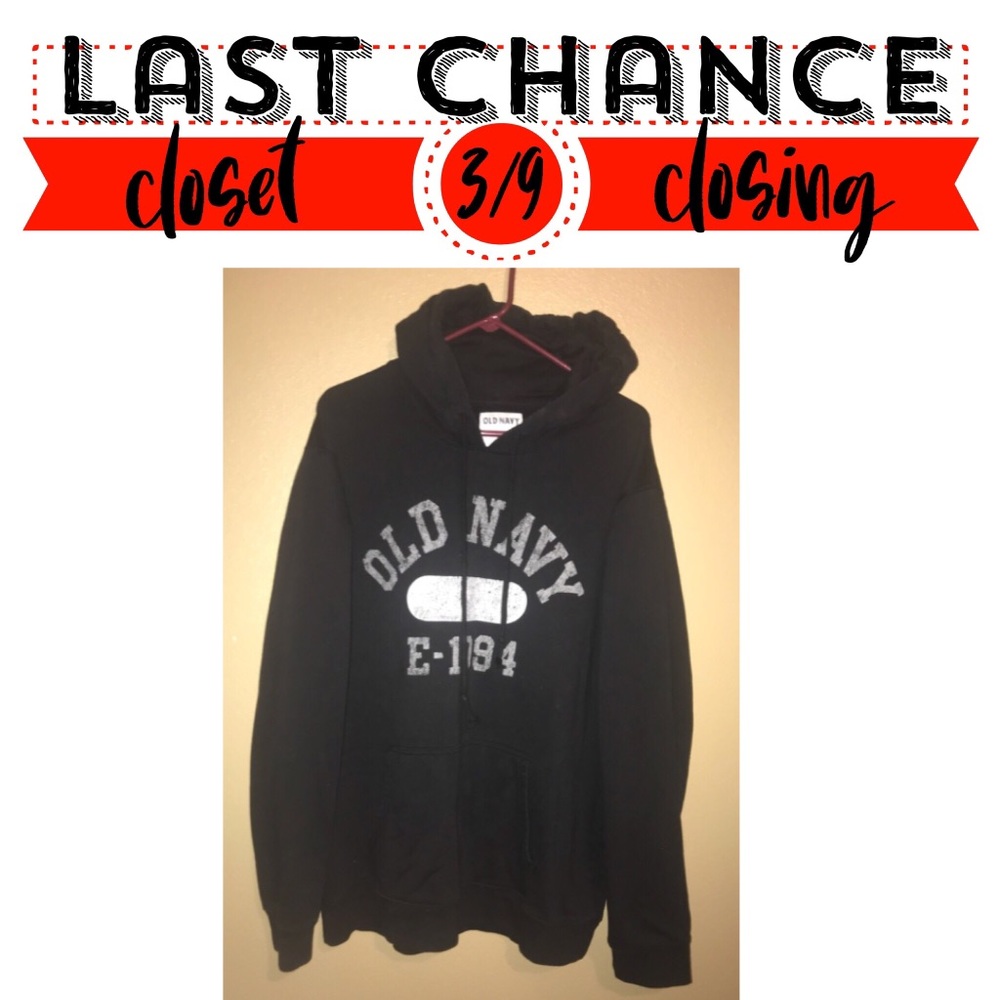 Black Old Navy Hoodie